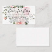 帳簿要求 |ベビーシャワー招待状挿入 名刺 (正面/裏面)