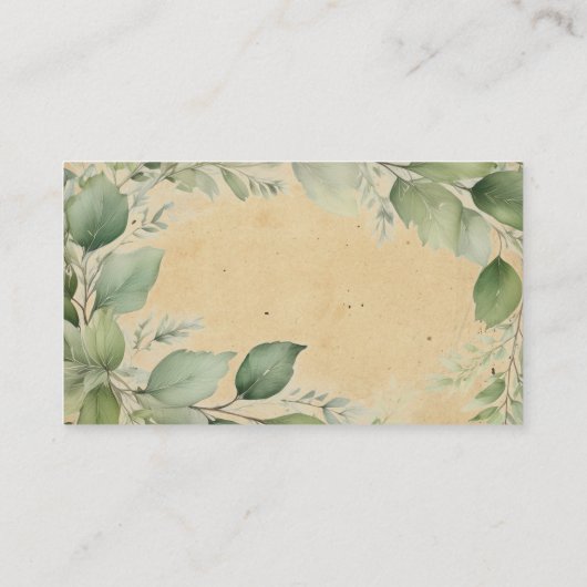 帳簿離れ次章ベビー簿 エンクロージャーカード (裏面)