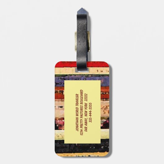 帳簿 ラゲッジタグ (裏面縦)