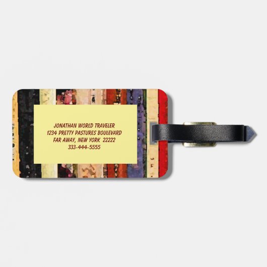 帳簿 ラゲッジタグ (裏面横)