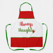 常おもしろいにクリいけなスマス エプロン (正面)