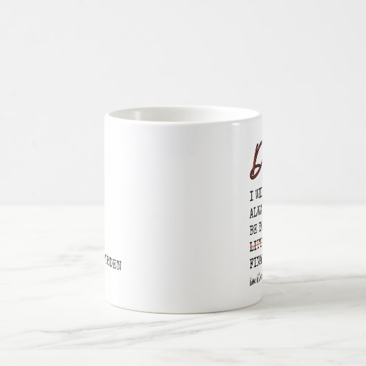 常おもしろいにパパが負担になる コーヒーマグカップ (中央)