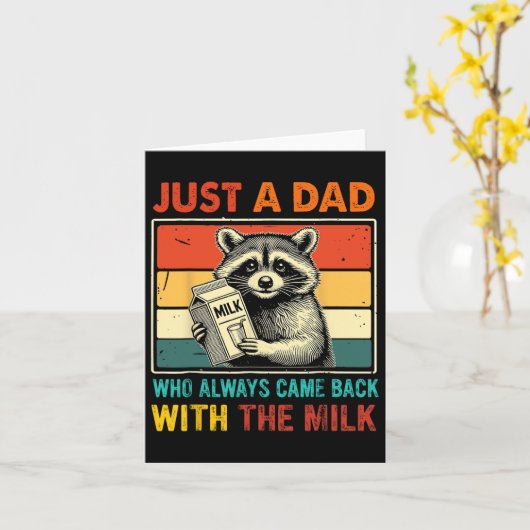 常おもしろいに一緒に戻るただのパパ来だ カード (黄色い花)