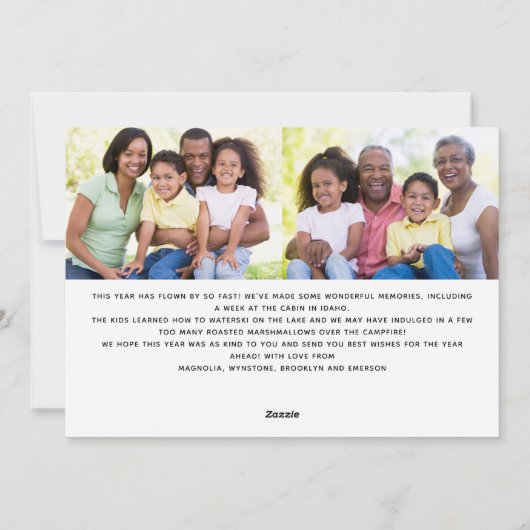 常おもしろいに明るい写真が収まらない シーズンカード (裏面)