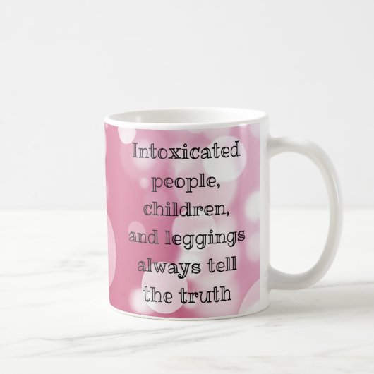 常おもしろいに真実を語る コーヒーマグカップ (右)