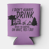 常おもしろいに飲まないYes私はキャンプパーティー 缶クーラー (正面)