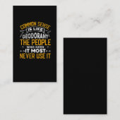 常おもしろい識に関する皮肉な冗談 名刺 (正面/裏面)