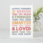 常にあなたが勇敢であることを覚えている シーズンカード (スタンド正面)