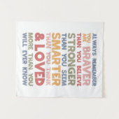 常にあなたが勇敢であることを覚えている タペストリー (正面(横))