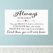 常にあなたが愛される壁のプリント キャンバスプリント (インサイチュ (ウッドフロア))