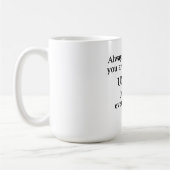 常にあなたが絶対に覚えユニークて… コーヒーマグカップ (左)