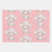 常にあなたのために耳になる象の包み紙 ラッピングペーパーシート (正面2)