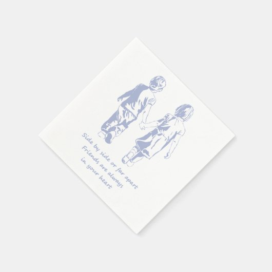 常にあなたのハート引用文 スタンダードカクテルナプキン (角)