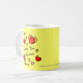 常にあなたを愛する – イエスハート コーヒーマグカップ (正面左)