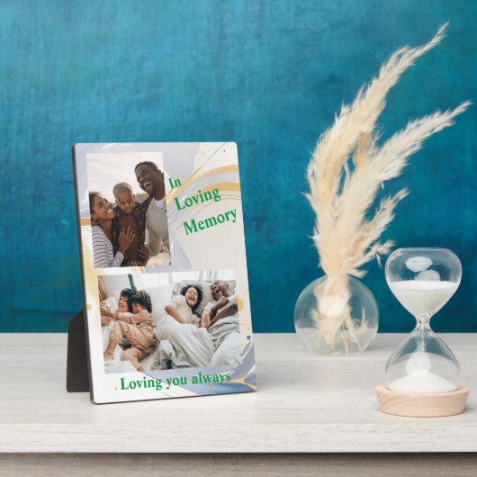 常にあなたを愛パーソナライズされたするTabletopプラーク フォトプラーク (側面)