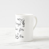 常にお茶の時間 ボーンチャイナマグカップ (正面右)
