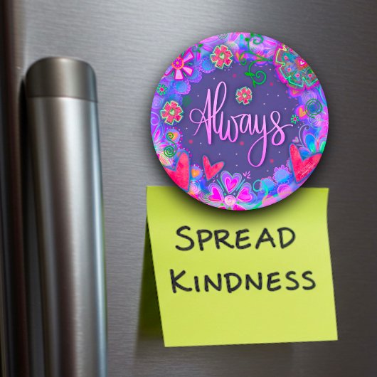 常にかわいらしおもしろいフローラモダン検査 マグネット