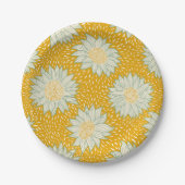 常にひまわり黄色 ペーパープレート (正面)