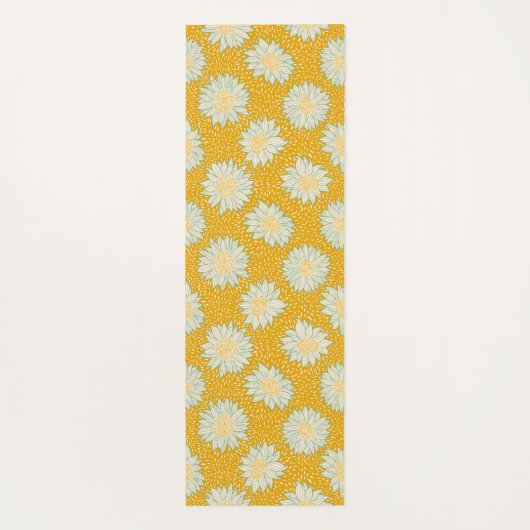 常にひまわり黄色 ヨガマット (裏面)