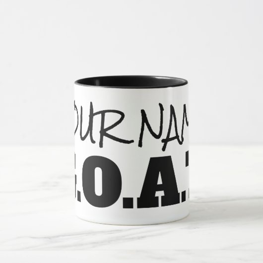 常にもっとも偉大名前をカスタムするマグカップのヤギ マグカップ (中央)