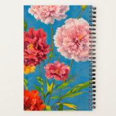 常にインスピレーションを得よう カーネーション 花 大人 ノートブック (裏面)