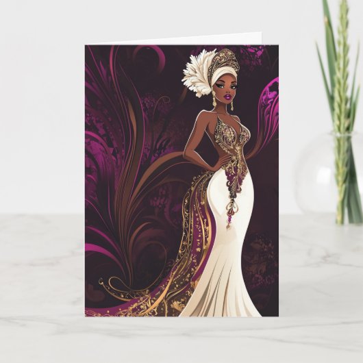 常にエレガント #1 ノートカード (正面)