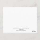 常にエレガント#9招待状 ポストカード (裏面)