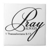 常にカスタムな陶磁器の写真のタイルを祈って下さい タイル (正面)