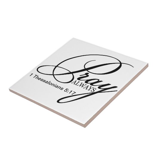 常にカスタムな陶磁器の写真のタイルを祈って下さい タイル (側面)