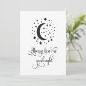 常にキスマイグッドナイトカード 招待状 (スタンド正面)