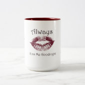 常にキスマイグッドナイトリップ ツートーンマグカップ (中央)