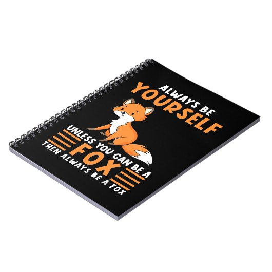 常にキツネ ノートブック (左側)