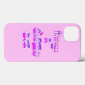 常にクイーンビーのライトピンク Case-Mate iPhoneケース (裏面 (横))