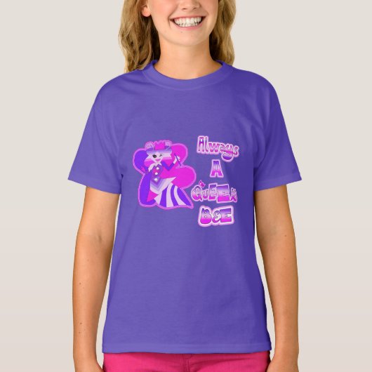 常にクイーンビーガールズシャツ Tシャツ (正面)