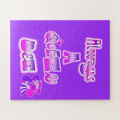 常にクイーンビーパープルジグソーパズル ジグソーパズル (横)