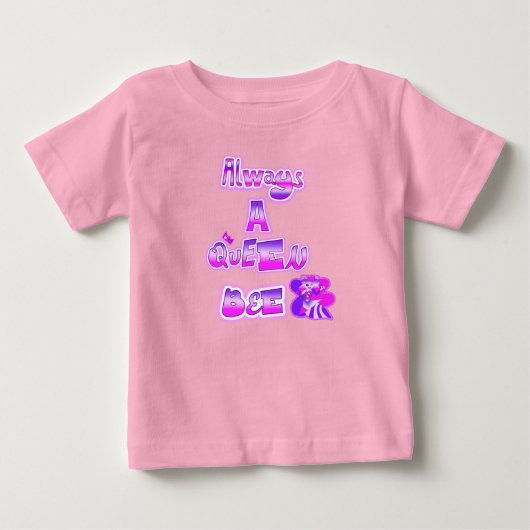 常にクイーンビー ベビーTシャツ (正面)