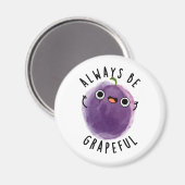 常にグレープパおもしろいンである マグネット (正面/裏面)