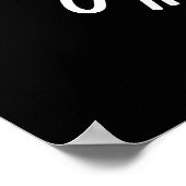 常にグレーププおもしろいプンダークBG ポスター (角)