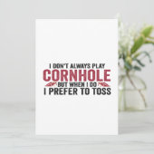 常にコーンホールをプレイするわけではないが、やるとしたら面白い 招待状 (スタンド正面)