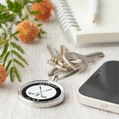 常にゴルフロゴ、ゴルファークールロゴキーチェーン キーホルダー (側面)