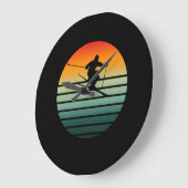常にサンセットを追うヴィンテージ時計 ラージ壁時計 (傾斜)