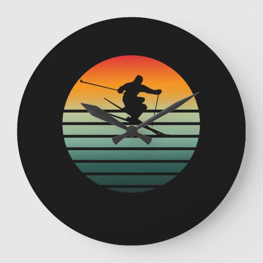 常にサンセットを追うヴィンテージ時計 ラージ壁時計 (正面)
