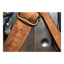 常にシートベルトを締める フォトプリント           