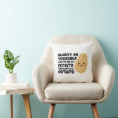 常にジャガイモ、ジャガイモの植物農家ギフトギャグ クッション (椅子)