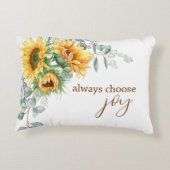 常にジョイサンフラワーユーカリを選択 アクセントクッション (裏面)