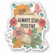 常にステッカーを前向き使用 シール (正面)