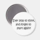 常にストップす考える マグネット (正面/裏面)