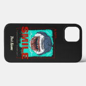 常にスマイルおもしろいシャーク愛する女の子のためだけに Case-Mate iPhoneケース (裏面 (横))