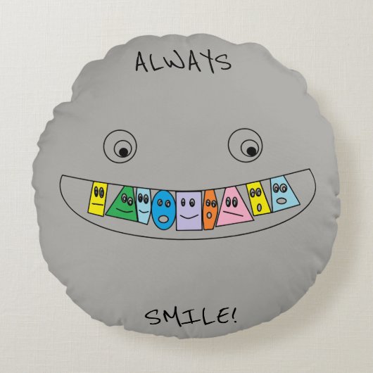 常にスマイルかわいい歯 ラウンドクッション (正面)