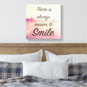 常にスマイル キャンバスプリント (インサイチュ (寝室))